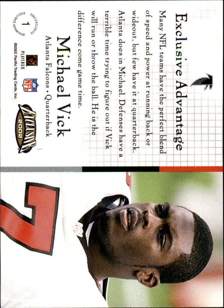 2002 Exclusive (Pacific) Football "Insert" Cards - Picture 3 of 81