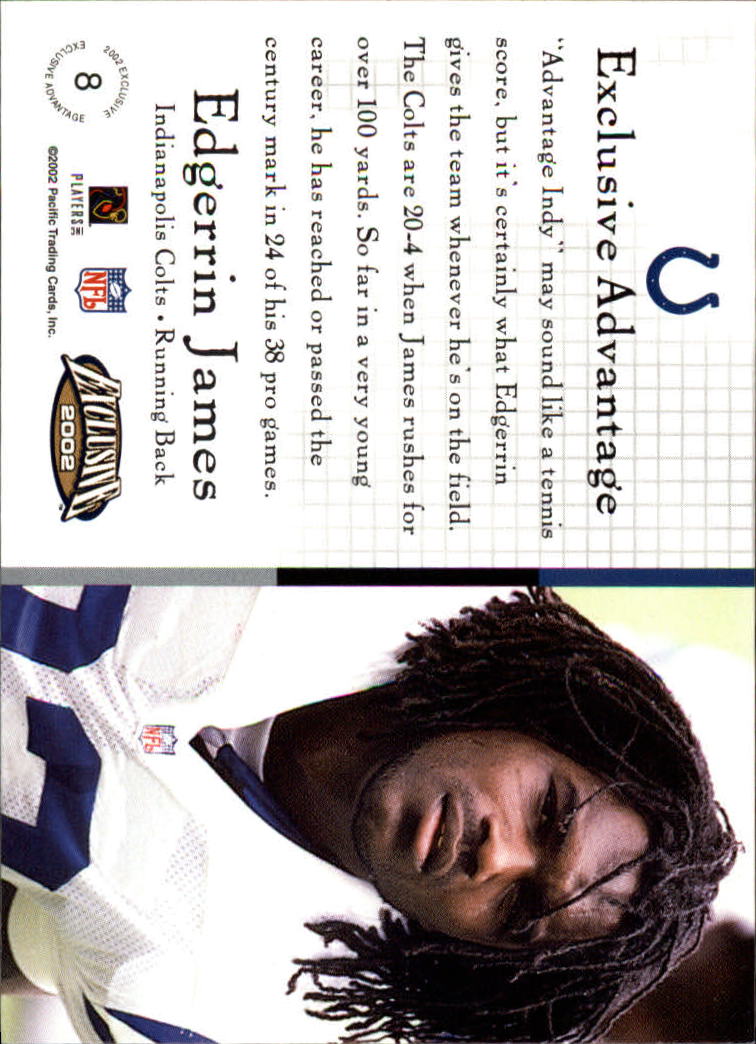 2002 Exclusive (Pacific) Football "Insert" Cards - Picture 7 of 81