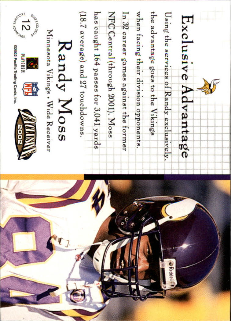 2002 Exclusive (Pacific) Football "Insert" Cards - Picture 13 of 81