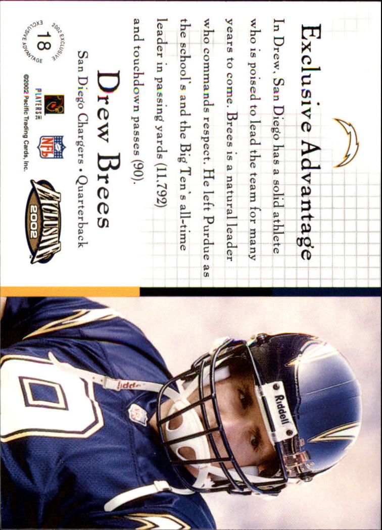 2002 Exclusive (Pacific) Football "Insert" Cards - Picture 17 of 81