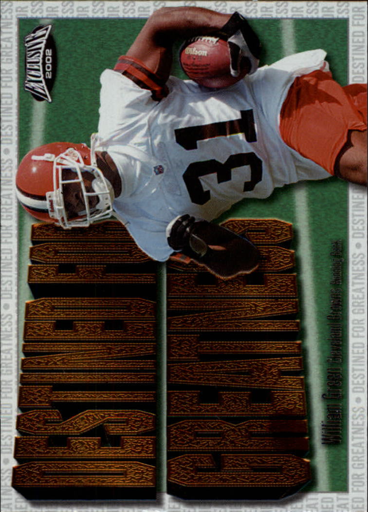 2002 Exclusive (Pacific) Football "Insert" Cards - Picture 18 of 81
