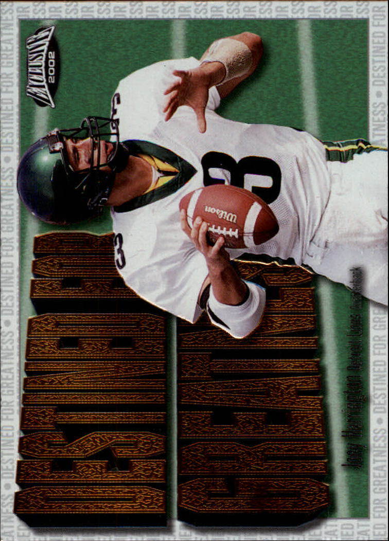2002 Exclusive (Pacific) Football "Insert" Cards - Picture 24 of 81