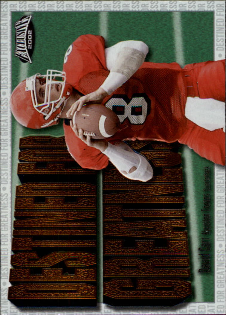 2002 Exclusive (Pacific) Football "Insert" Cards - Picture 26 of 81