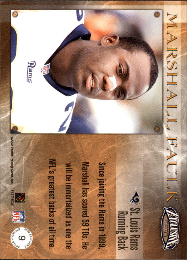 2002 Exclusive (Pacific) Football "Insert" Cards - Picture 35 of 81