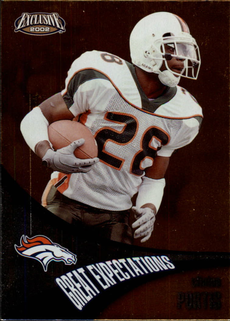 2002 Pacific Exclusive Great Expectations #9 Clinton Portis