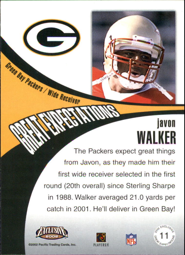 2002 Exclusive (Pacific) Football "Insert" Cards - Picture 45 of 81