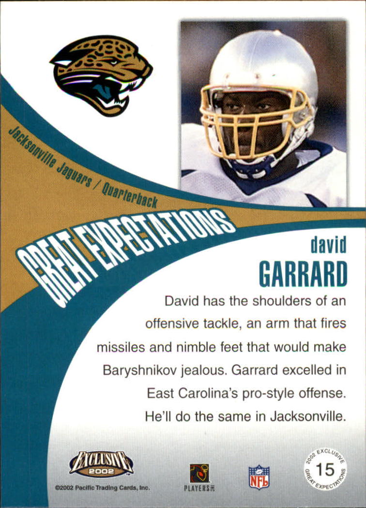 2002 Exclusive (Pacific) Football "Insert" Cards - Picture 53 of 81