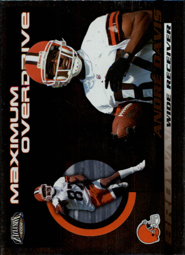 2002 Exclusive (Pacific) Football "Insert" Cards - Picture 54 of 81