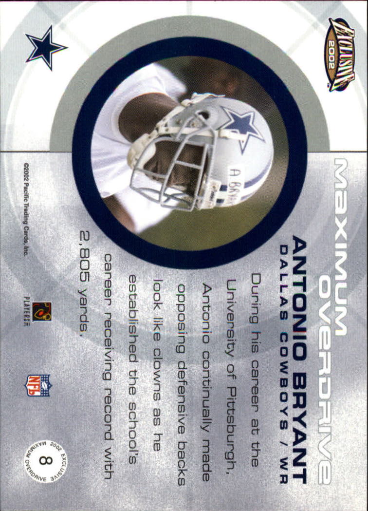 2002 Exclusive (Pacific) Football "Insert" Cards - Picture 59 of 81