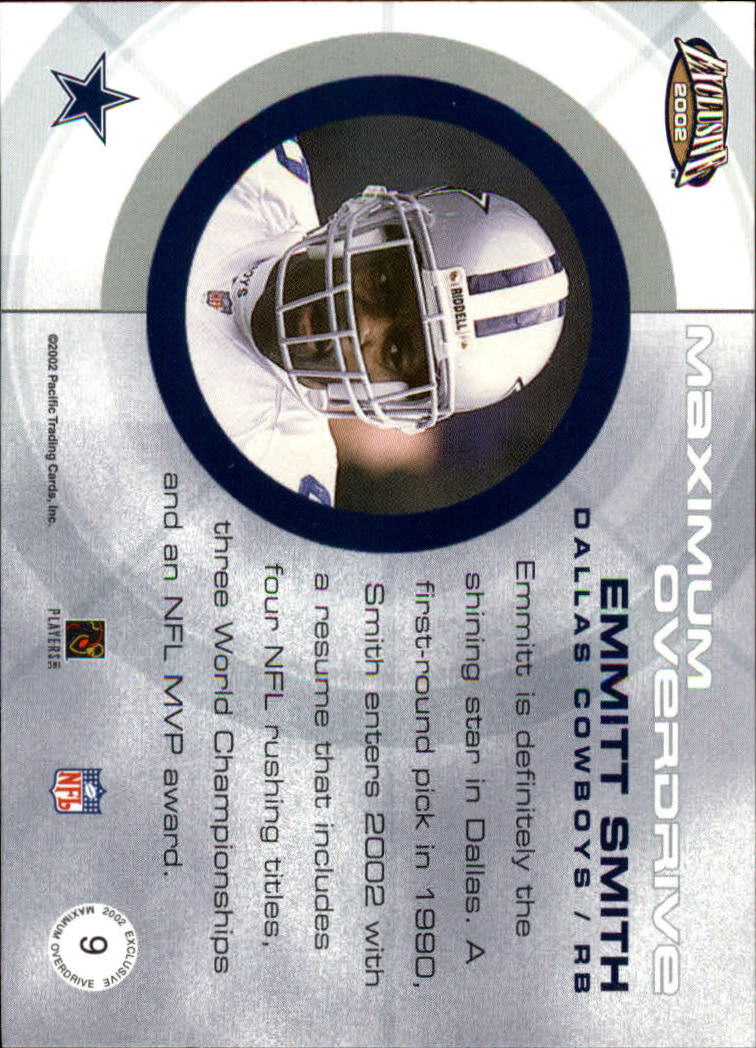 2002 Exclusive (Pacific) Football "Insert" Cards - Picture 61 of 81