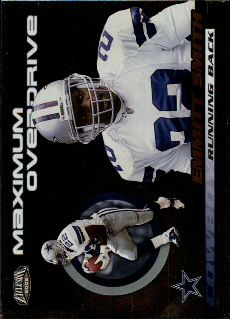 2002 Exclusive (Pacific) Football "Insert" Cards - Picture 60 of 81