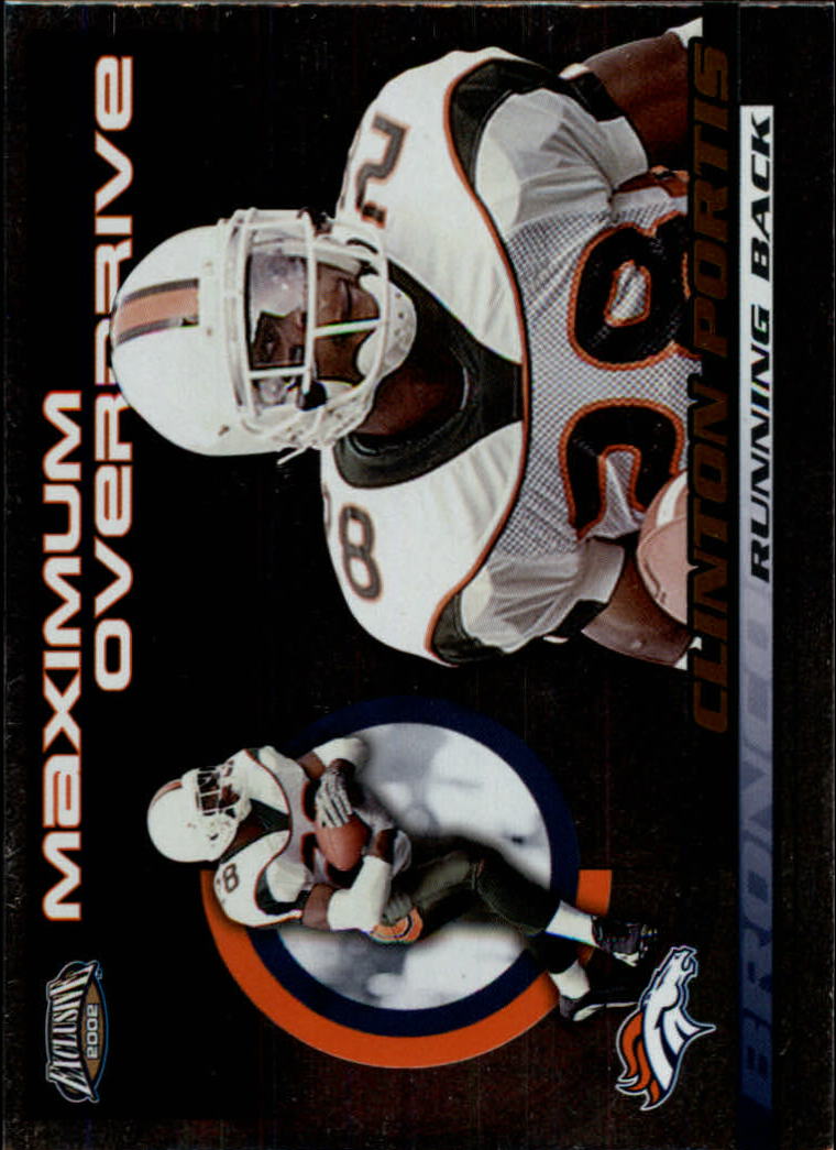 2002 Exclusive (Pacific) Football "Insert" Cards - Picture 62 of 81