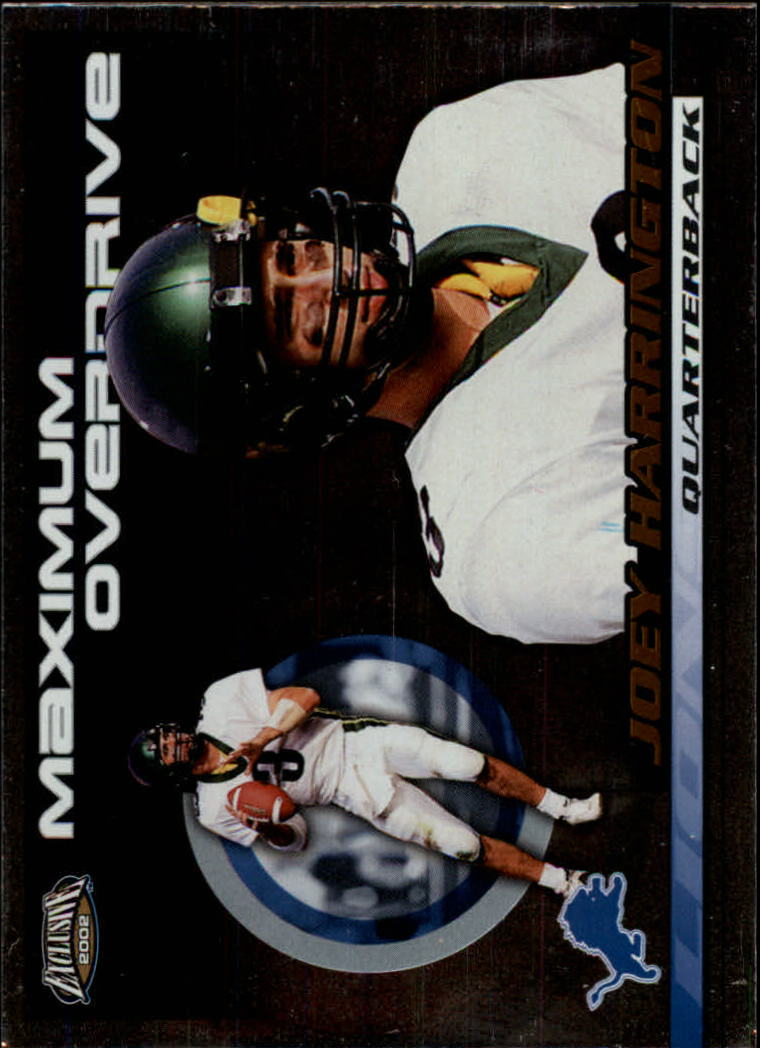 2002 Exclusive (Pacific) Football "Insert" Cards - Picture 64 of 81