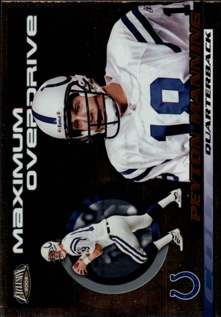 2002 Exclusive (Pacific) Football "Insert" Cards - Picture 68 of 81