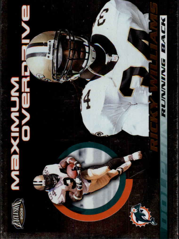 2002 Exclusive (Pacific) Football "Insert" Cards - Picture 70 of 81