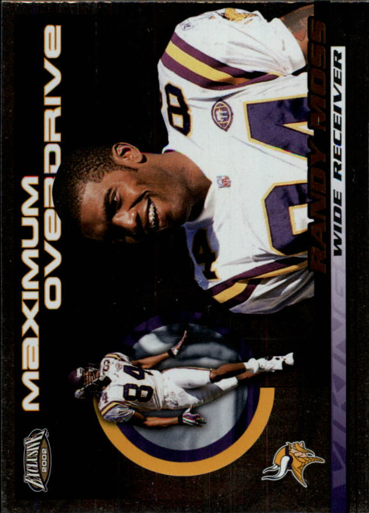 2002 Exclusive (Pacific) Football "Insert" Cards - Picture 74 of 81