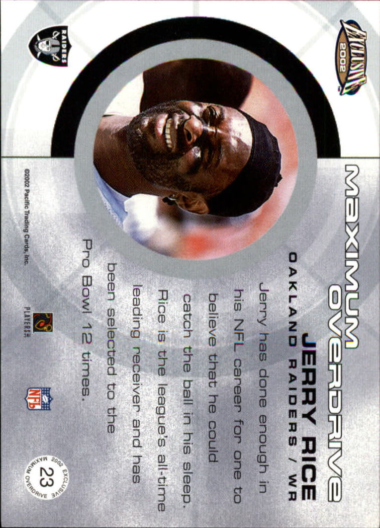 2002 Exclusive (Pacific) Football "Insert" Cards - Picture 77 of 81