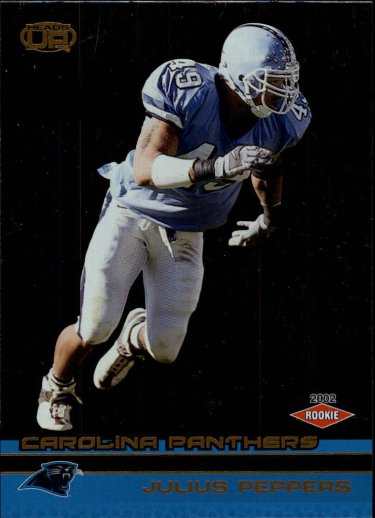2002 Pacific Heads Up #136 Julius Peppers RC