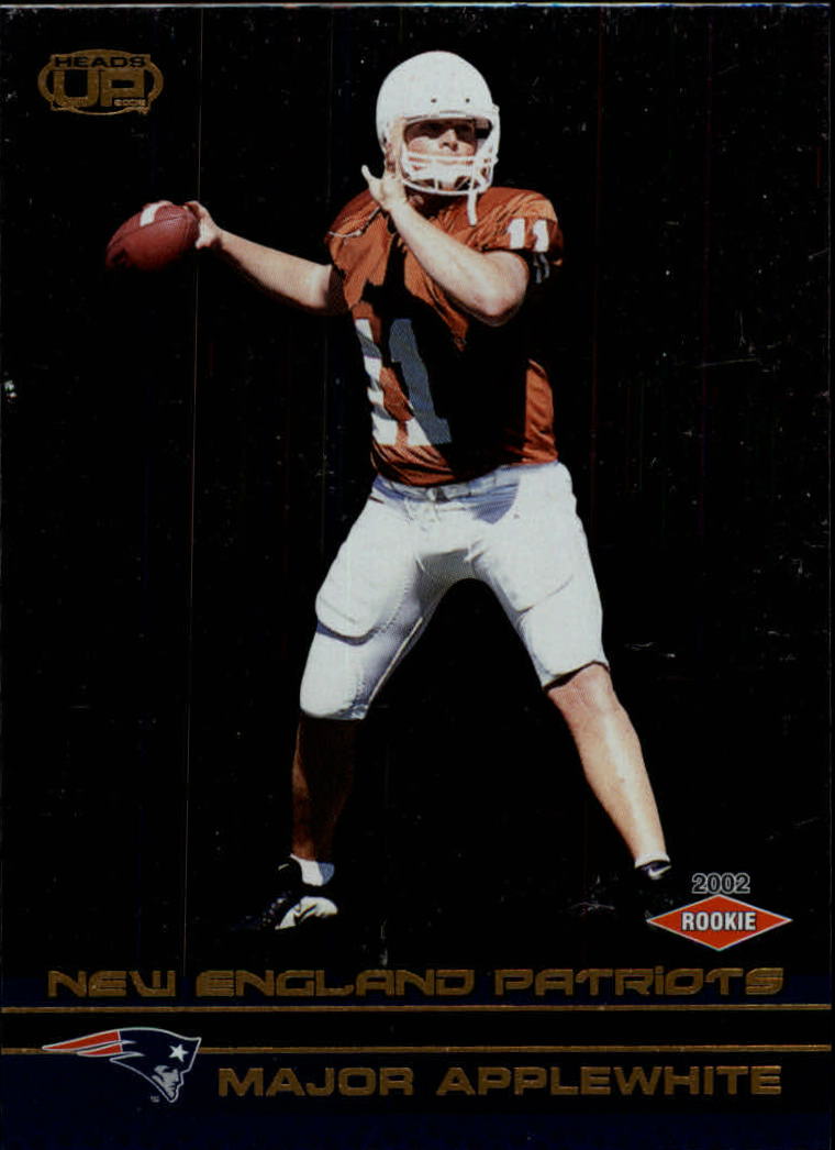 2002 Pacific Heads Up #153 Major Applewhite RC