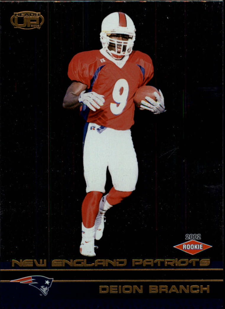 2002 Pacific Heads Up #154 Deion Branch RC