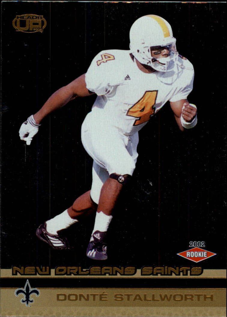 2002 Pacific Heads Up #159 Donte Stallworth RC