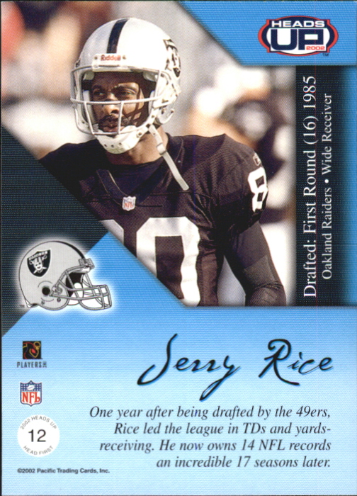 2002 Heads Up (Pacific) Football "Insert and Parallel" Cards - Bild 12 von 32