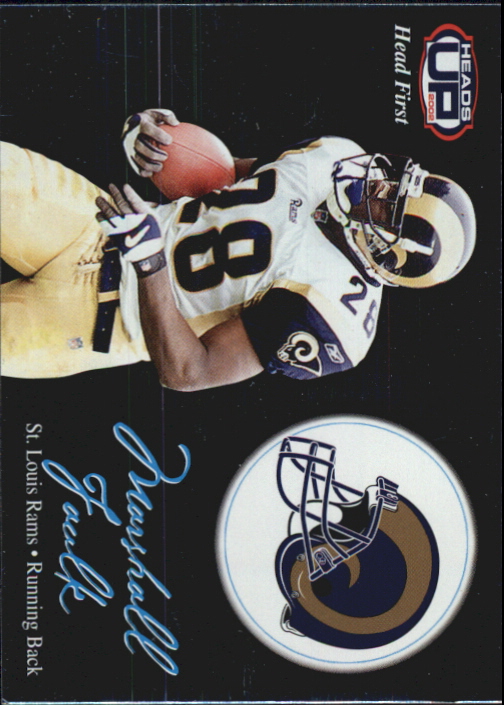 2002 Pacific Heads Up Head First #14 Marshall Faulk