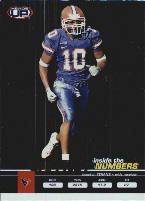 2002 Pacific Heads Up Inside the Numbers #11 Jabar Gaffney