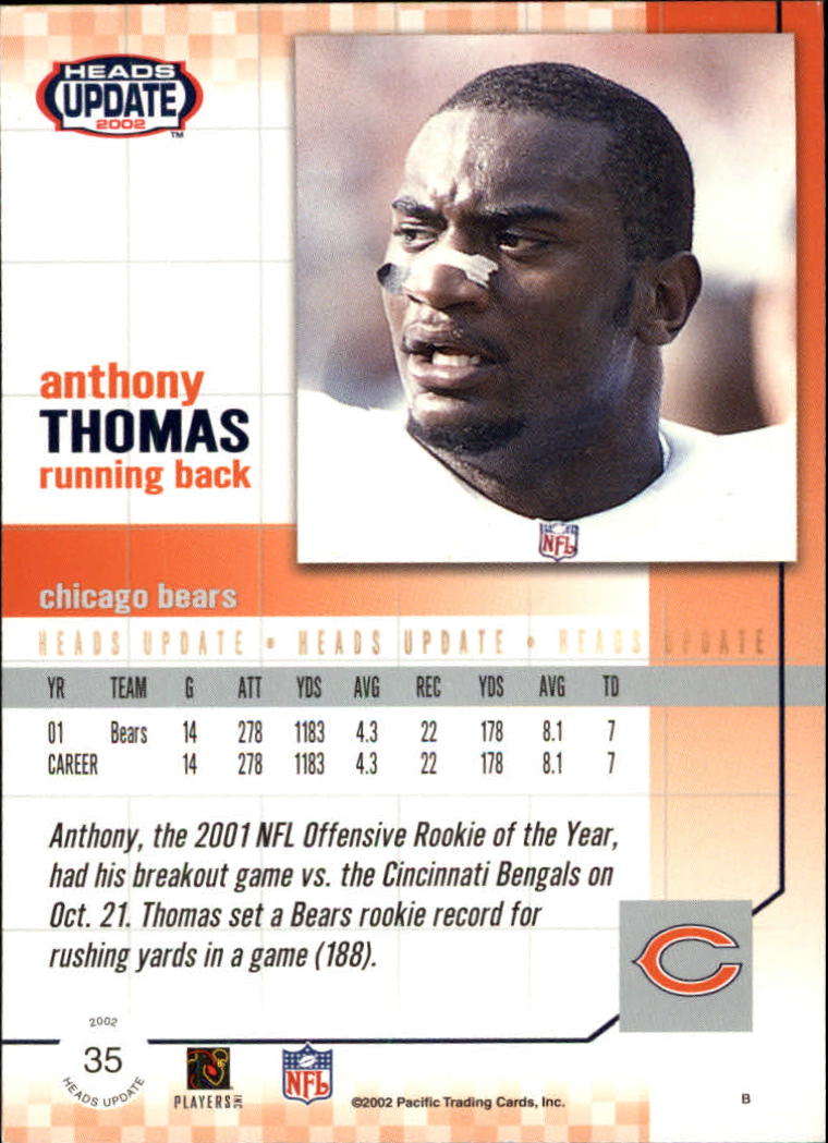 B1884- 2002 Pacific Heads Update FB Asst Cards -You Pick- 15+ FREE US SHIP - Picture 19 of 369