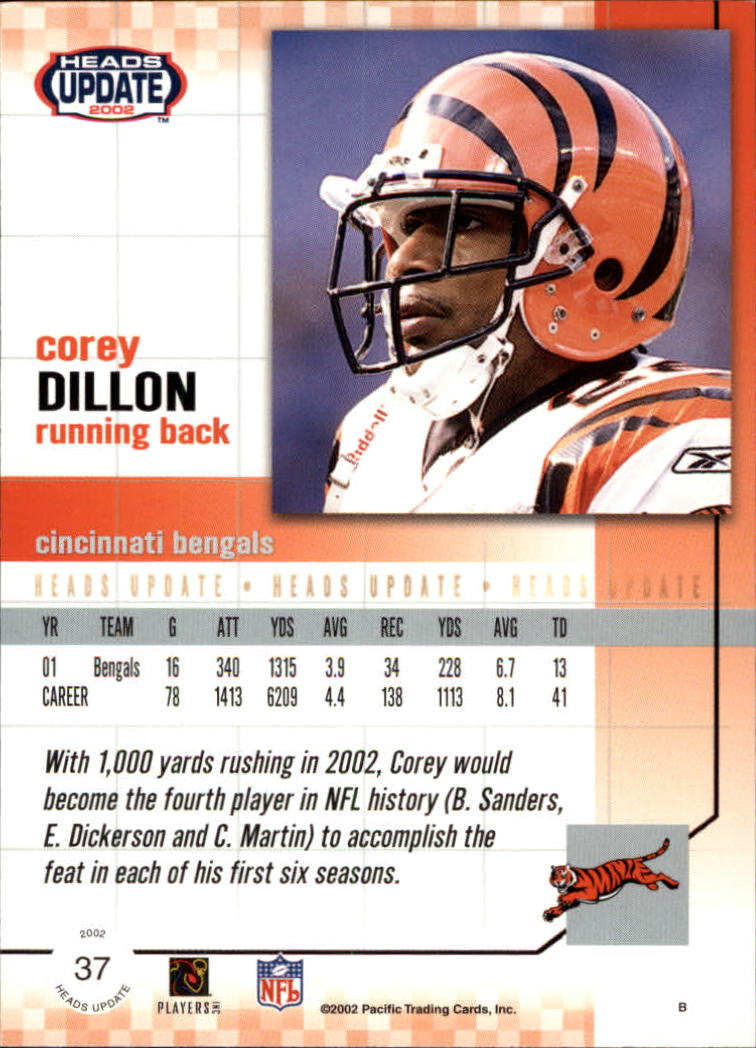 B1884- 2002 Pacific Heads Update FB Asst Cards -You Pick- 15+ FREE US SHIP - Picture 21 of 369