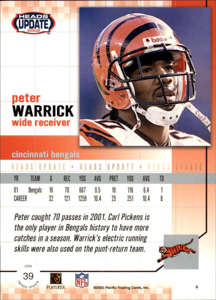 B1884- 2002 Pacific Heads Update FB Asst Cards -You Pick- 15+ FREE US SHIP - Picture 23 of 369