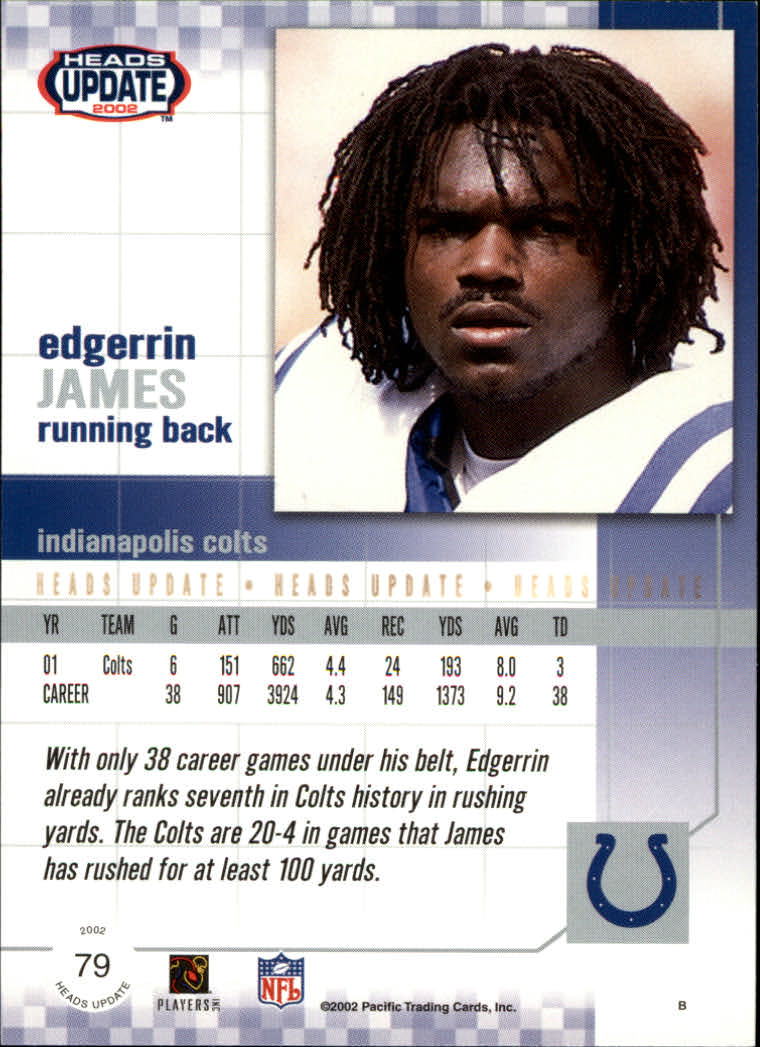 B1884- 2002 Pacific Heads Update FB Asst Cards -You Pick- 15+ FREE US SHIP - Picture 33 of 369