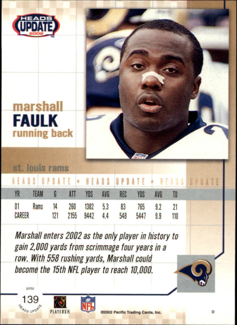 B1884- 2002 Pacific Heads Update FB Asst Cards -You Pick- 15+ FREE US SHIP - Picture 57 of 369