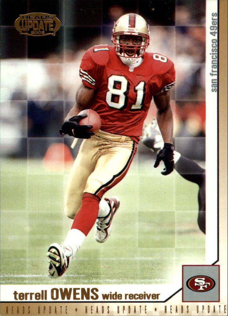 2002 Pacific Heads Update #153 Terrell Owens