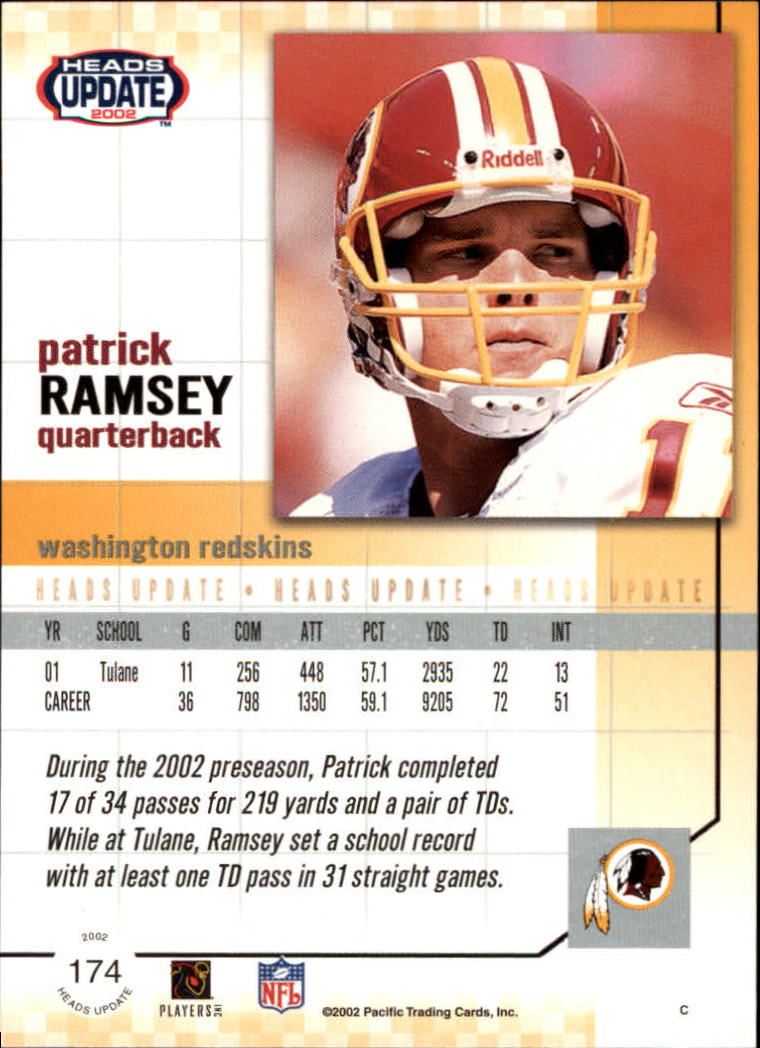 B1884- 2002 Pacific Heads Update FB Asst Cards -You Pick- 15+ FREE US SHIP - Picture 69 of 369