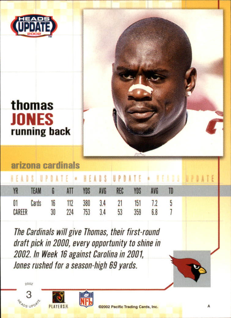 B1884- 2002 Pacific Heads Update FB Asst Cards -You Pick- 15+ FREE US SHIP - Picture 89 of 369