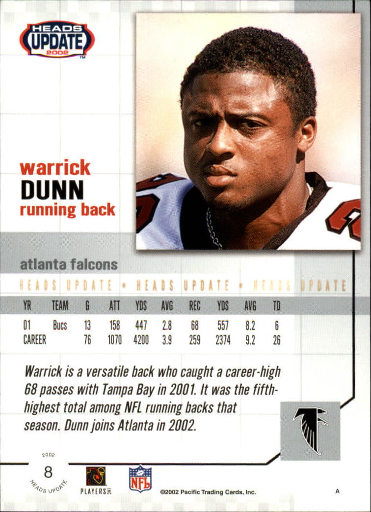 B1884- 2002 Pacific Heads Update FB Asst Cards -You Pick- 15+ FREE US SHIP - Picture 99 of 369