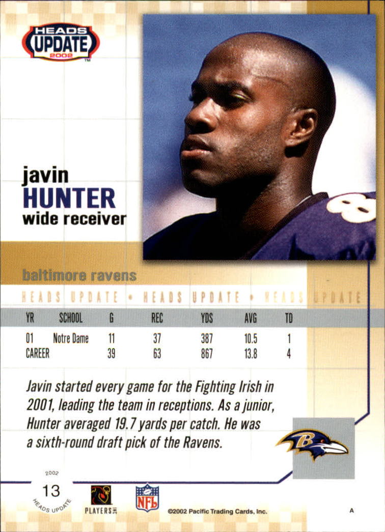 B1884- 2002 Pacific Heads Update FB Asst Cards -You Pick- 15+ FREE US SHIP - Picture 109 of 369