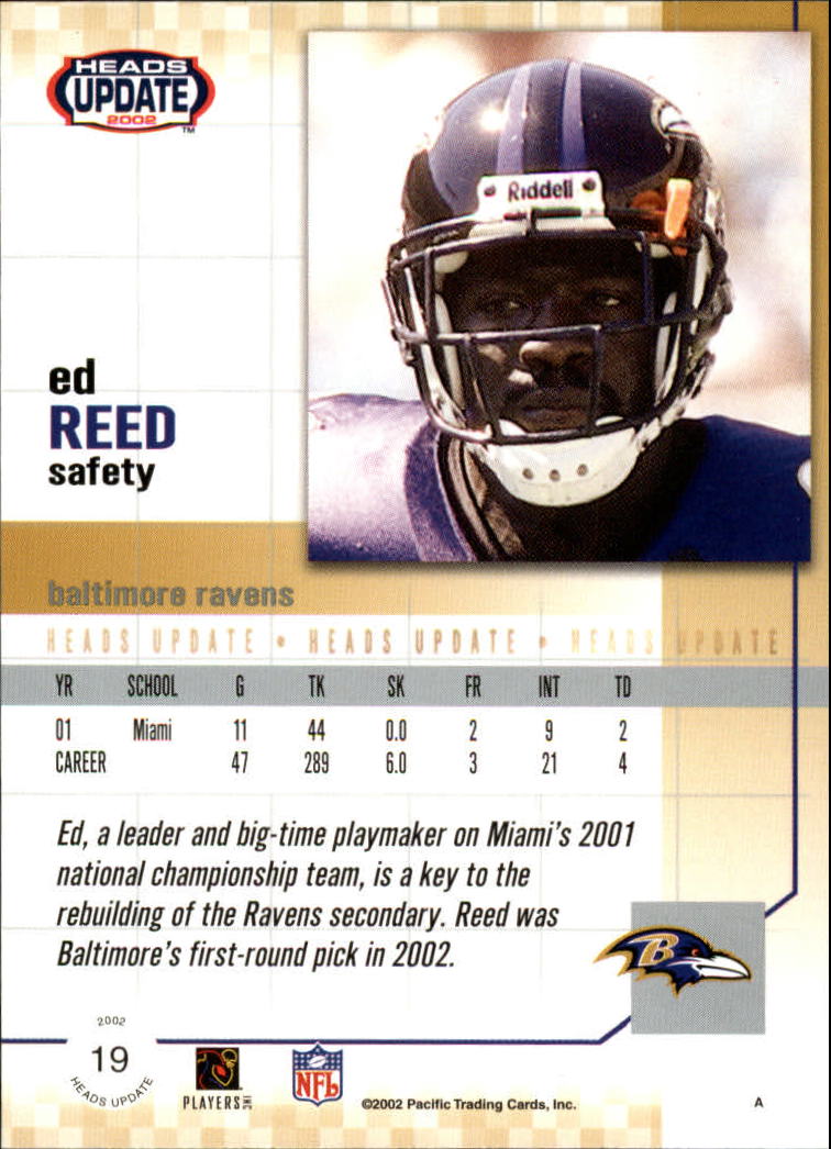 B1884- 2002 Pacific Heads Update FB Asst Cards -You Pick- 15+ FREE US SHIP - Picture 121 of 369