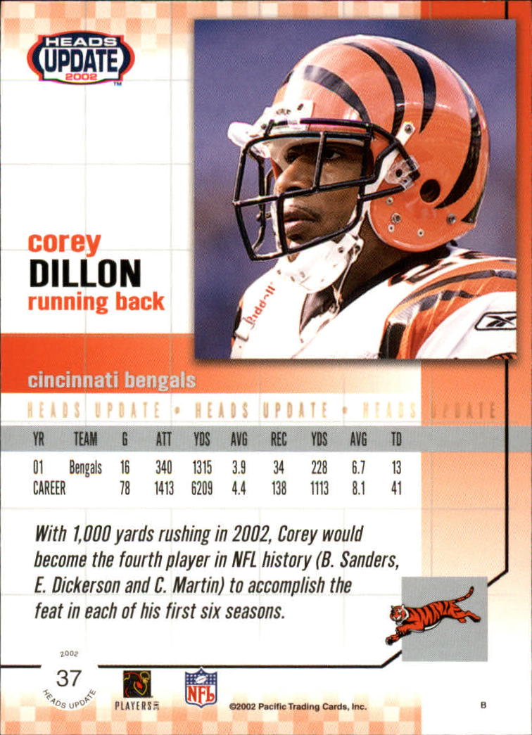 B1884- 2002 Pacific Heads Update FB Asst Cards -You Pick- 15+ FREE US SHIP - Picture 143 of 369