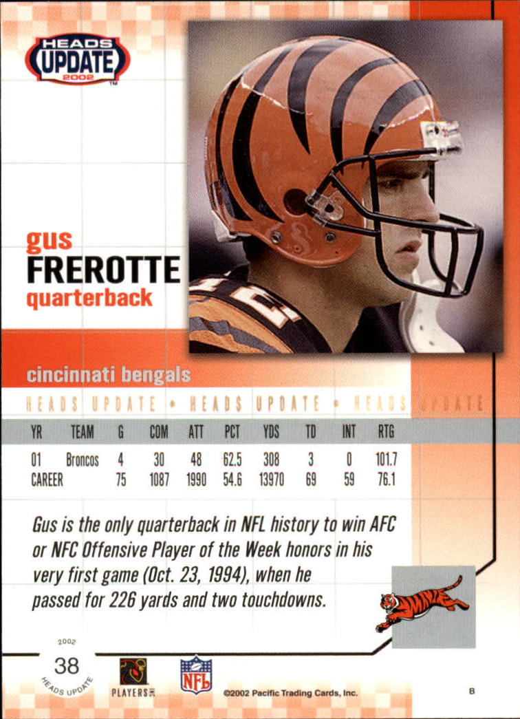 B1884- 2002 Pacific Heads Update FB Asst Cards -You Pick- 15+ FREE US SHIP - Picture 145 of 369