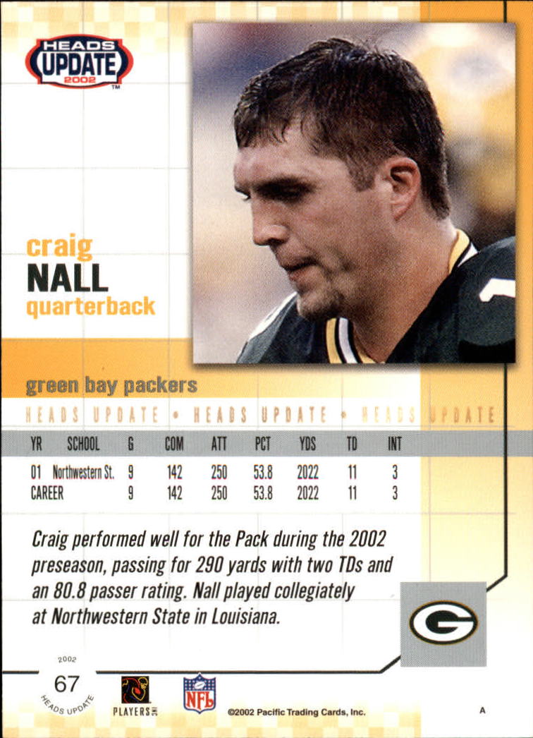 B1884- 2002 Pacific Heads Update FB Asst Cards -You Pick- 15+ FREE US SHIP - Picture 183 of 369