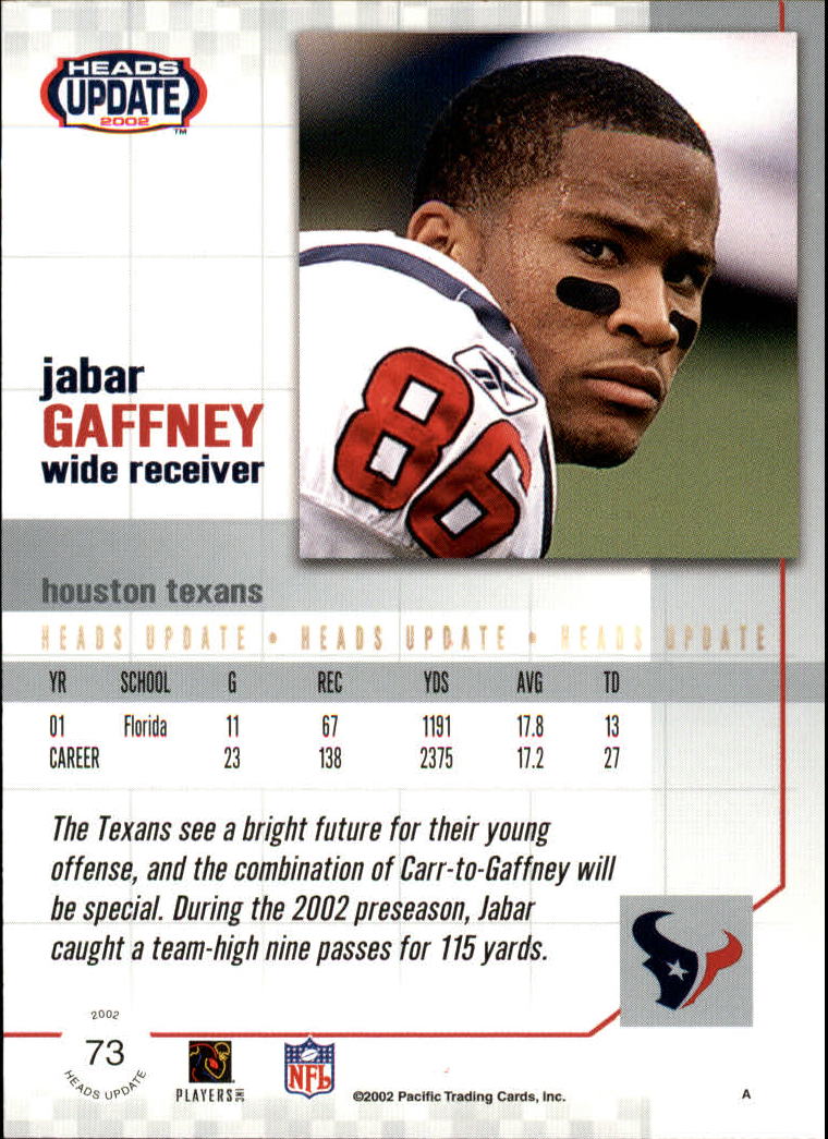 B1884- 2002 Pacific Heads Update FB Asst Cards -You Pick- 15+ FREE US SHIP - Picture 195 of 369