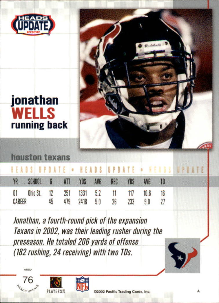 B1884- 2002 Pacific Heads Update FB Asst Cards -You Pick- 15+ FREE US SHIP - Picture 199 of 369