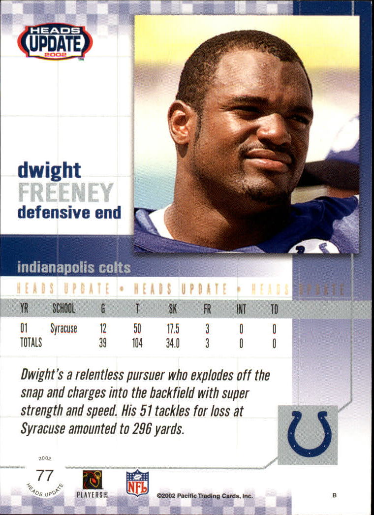 B1884- 2002 Pacific Heads Update FB Asst Cards -You Pick- 15+ FREE US SHIP - Picture 201 of 369