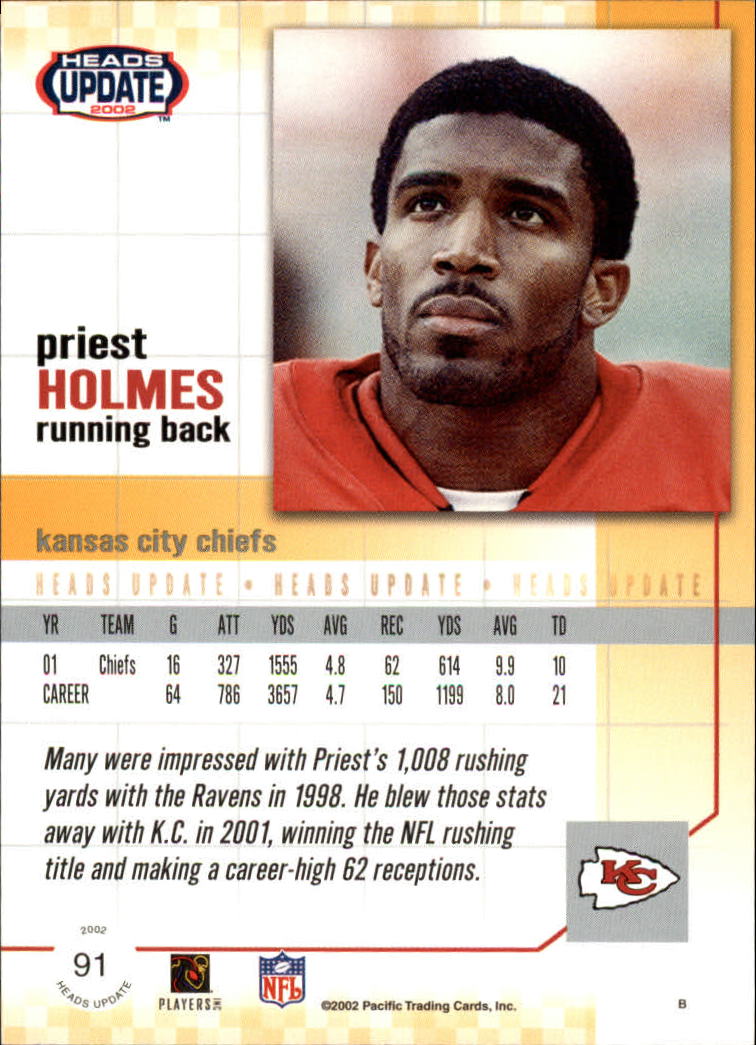 B1884- 2002 Pacific Heads Update FB Asst Cards -You Pick- 15+ FREE US SHIP - Picture 227 of 369