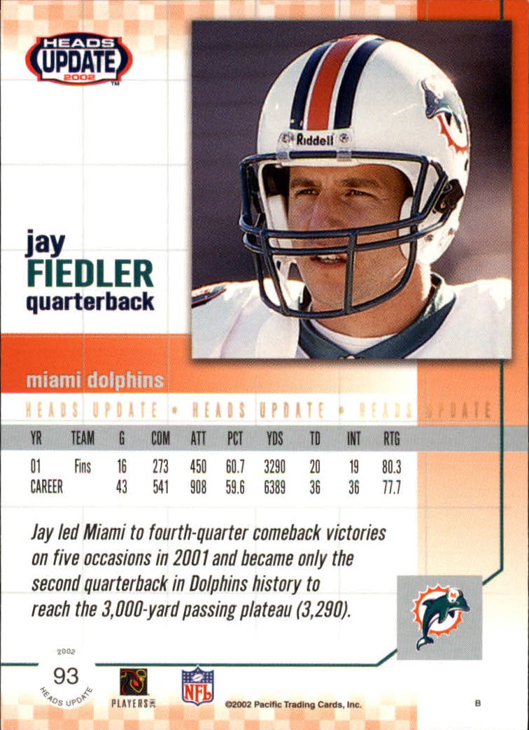 B1884- 2002 Pacific Heads Update FB Asst Cards -You Pick- 15+ FREE US SHIP - Picture 231 of 369