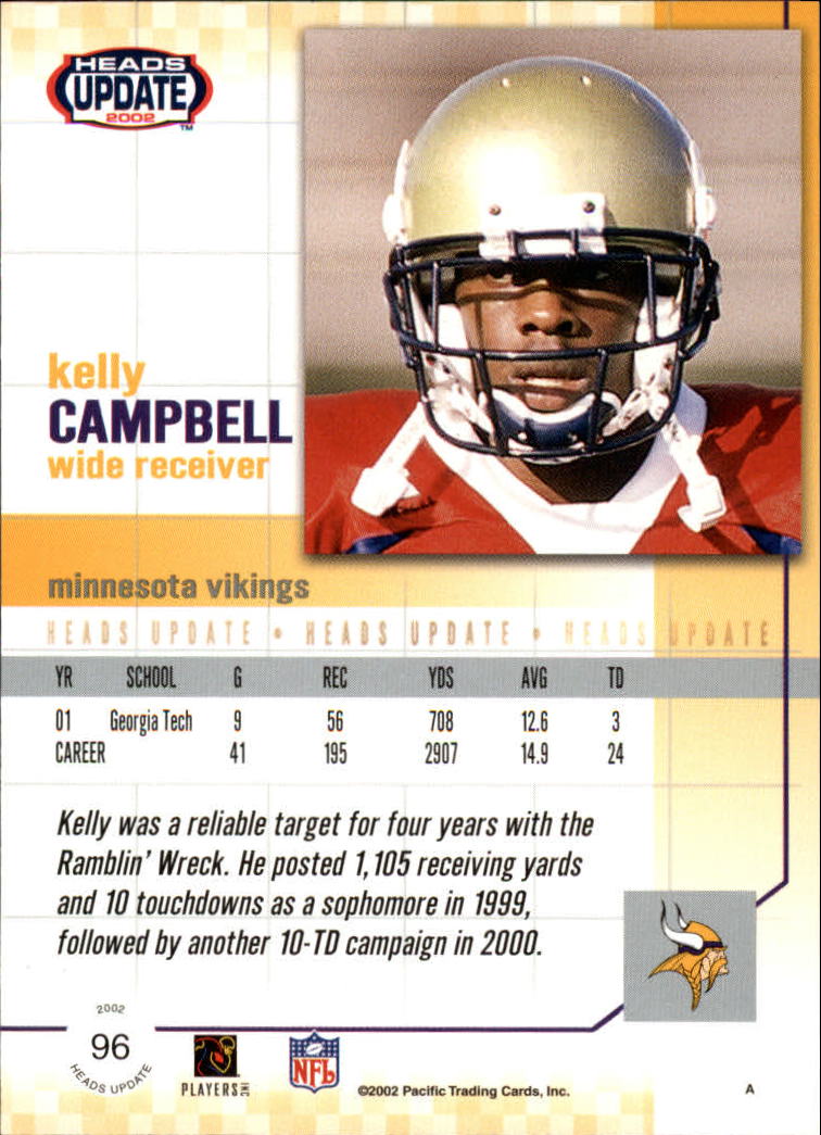 B1884- 2002 Pacific Heads Update FB Asst Cards -You Pick- 15+ FREE US SHIP - Picture 237 of 369