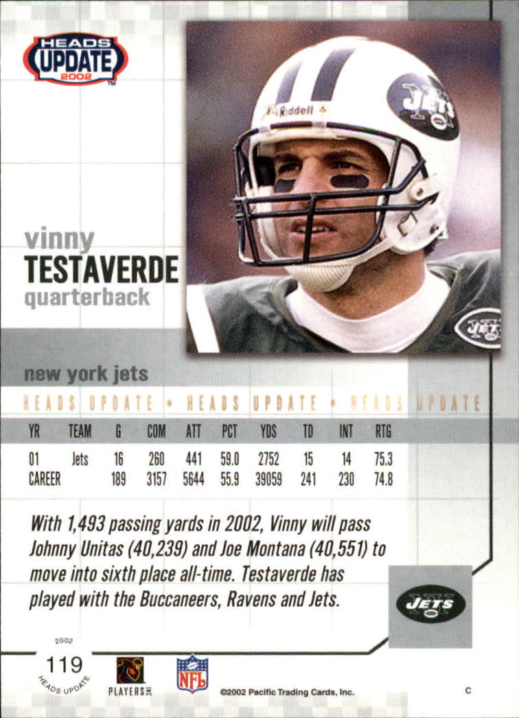 B1884- 2002 Pacific Heads Update FB Asst Cards -You Pick- 15+ FREE US SHIP - Picture 261 of 369