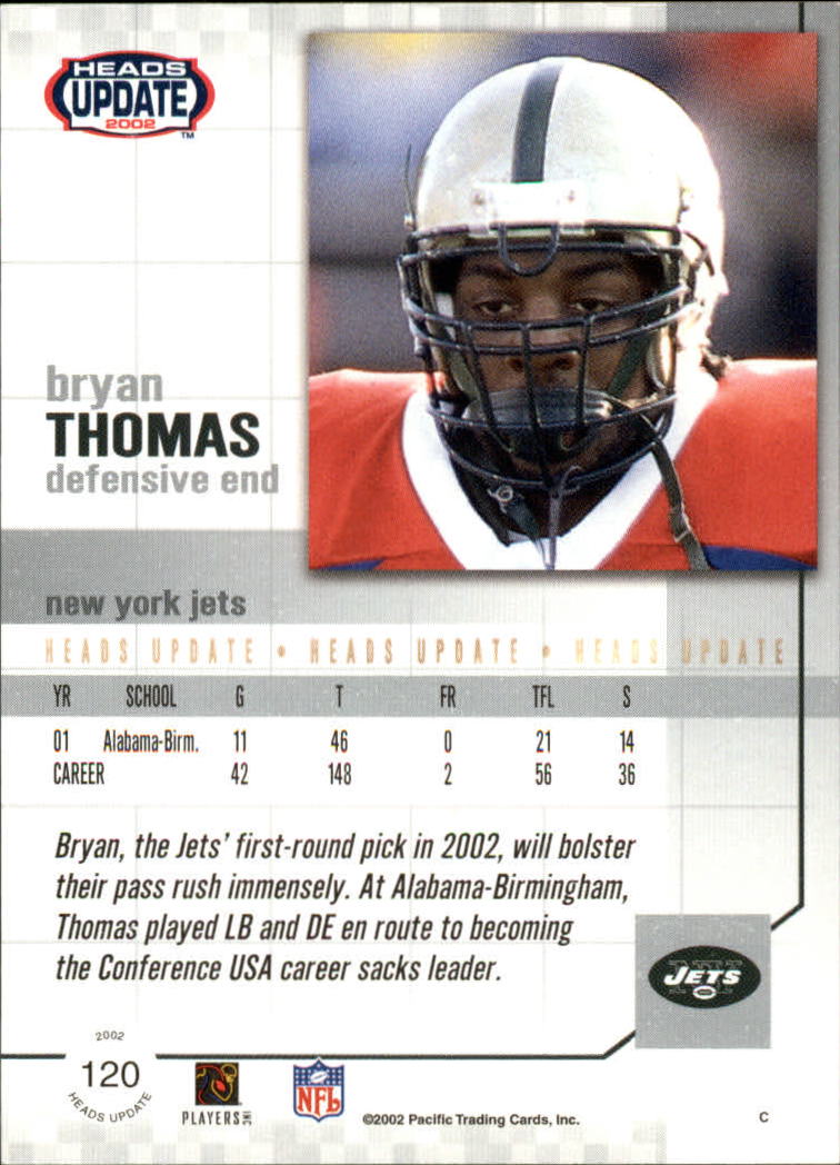 B1884- 2002 Pacific Heads Update FB Asst Cards -You Pick- 15+ FREE US SHIP - Picture 263 of 369